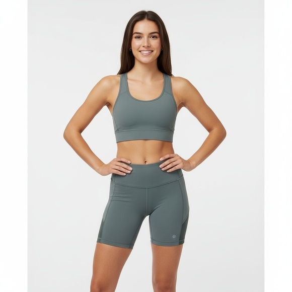 Lululemon Womens Wunder Train Contour Fit Shorts Size 4 Grey-Green High-Rise - Picture 1 of 6